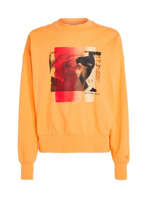 multi layered photo crew neck CALVIN KLEIN JEANS | J30J323750SFX